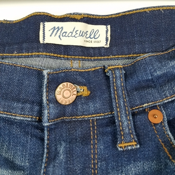 Madewell Atlantic Wash Skinny Skinny Jeans size 28 - Picture 4 of 10